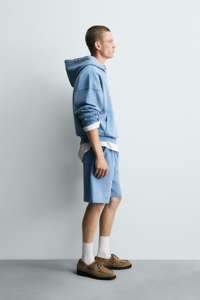 Colección de invierno Sudadera con capucha básica para hombre Ropa informal Sudadera con capucha con bolsillo de canguro Básicos Ropa informal mezclada de algodón - Product Image 6