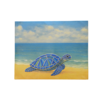 Panneau d'art mural papillon coloré personnalisé décoratif teinté UV impression pour la décoration intérieure