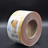 Papier adhésif thermique résistant à l'eau et à la chaleur, étiquettes d'impression de codes-barres carrées de taille personnalisée pour les colis électroniques, pour les supermarchés