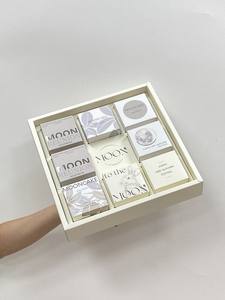 Boîte d'emballage de gâteau de lune de festival de mi-automne personnalisée avec motif de lune de <span class=keywords><strong>lapin</strong></span> pour offrir en cadeau célébration de la réunion Design élégant - Product Image 5