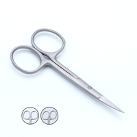 Ciseaux à ongles de beauté au design personnalisé, tranchants, droits, en acier inoxydable, vente chaude au Pakistan, pour manucure et soin des cuticules