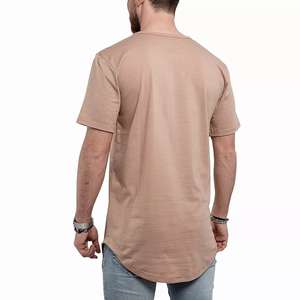 Camiseta Blanca Lisa de Algodón de 240 GSM, Estilo Urbano, Cuello Redondo, Personalizable para Hombre - Product Image 2