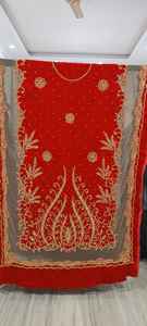 Offre Spéciale beau Dirac de mariée rouge avec des détails perlés à la main pour les cérémonies classiques et les mariages d'Afrique de l'Est à bas prix - Product Image 5