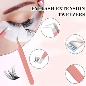 Meilleure vente pince à épiler pour extension de cils Extension de cils Volume Extensions de cils pince à épiler pince à cils nouveau modèle - Product Image 3