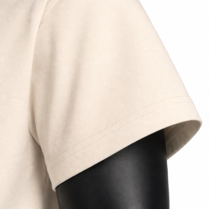 เสื้อยืดเปล่าสีขาวดำสั่งทำได้ พิมพ์ลายได้ตามต้องการ เสื้อยืดลำลองสีพื้นสำหรับพิมพ์ลาย เสื้อยืดผู้ชาย ขายส่ง - Product Image 4