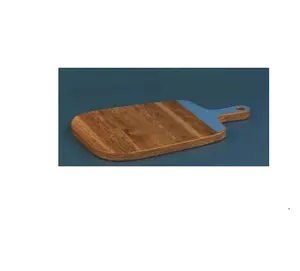 Tabla de cortar personalizada con estampado de madera y esmalte Tabla de cortar de forma cuadrada de cocina de MDF Producto a la venta