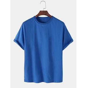 Alta calidad al por mayor de peso pesado Regular Fit camiseta pulóver algodón Premium hombres camiseta EXPORTACIÓN DE BD - Product Image 6