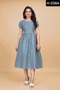 New Women Wear Heavy Embroidery Work Long Anarkali Style <b>Kurtis</b> with Georgette Lace Border Dupatta Set for Trendy Fashion Wear - Product Image 3