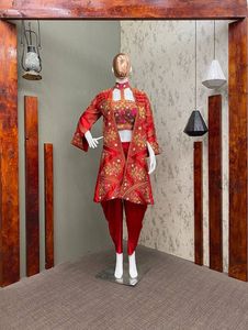 Conjunto de Kurta y Sharara para mujer, mezcla de algodón bordado de alta calidad para mujer, Kurta recto para mujer a un costo efectivo - Product Image 3