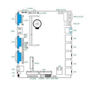 Alimentation POE Intel N5105 <span class=keywords><strong>5LAN</strong></span> OEM avec l * VGN 2USB2.0 PC sans ventilateur DC 12V Support gagne 10 mini pc intégré linux - Product Image 6