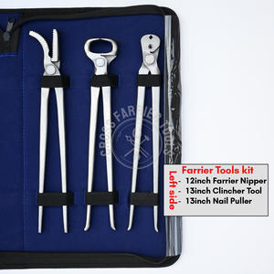 Juego de Herramientas para Herrar Caballos de Primera Calidad, Herramienta para Recortar Pezuñas, Cuchillo en D con Mango de Madera - Product Image 5