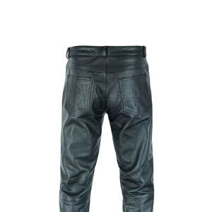 Pantalon en cuir pour homme de haute qualité, design haut de gamme personnalisé, pantalon en cuir pour homme de haute qualité, design haut de gamme - Product Image 5