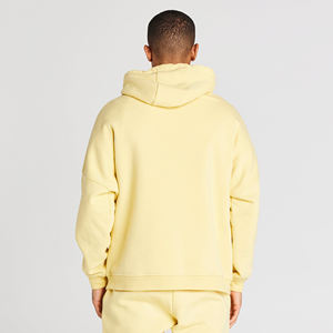 Sweat à capuche en éponge française 100% coton personnalisé OEM Streetwear d'hiver imprimé lavage à l'acide capuche solide surdimensionné poche de créateur - Product Image 5