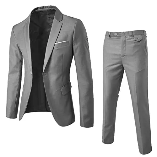 Nuevo diseño de trajes de hombre Slim Fit uniforme de negocios traje de oficina boda novio fiesta 2 piezas chaqueta pantalones de alta calidad para la exportación