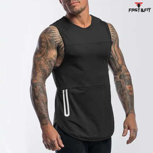 Mejor Diseño Personalizado Profesional Popular Gimnasio Entrenamiento Sin Mangas Ropa Deportiva Casual Material de Algodón Transpirable - Product Image 3