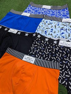 Calzoncillos bóxer de punto de tiro alto para hombre OEM/ODM, ropa interior elegante de algodón transpirable de ajuste cómodo, ropa personalizable - Product Image 2