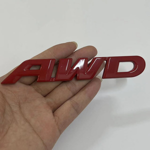 3D Metal AWD <b>Car</b> Emblem Sticker Self-Adhesive Chrome ABS <b>Decorative</b> Logo for Tailgate Personalized <b>Car</b> Styling Accessory - Product Image 6