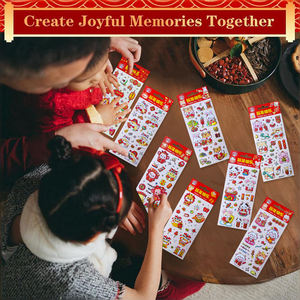 卸売カスタムOEM <span class=keywords><strong>2026</strong></span>新年3D立体ステッカーシート - Product Image 5