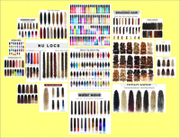 Tresses Boho Rivière Locs Tressage Faux Locs Bouclés Crochet Cheveux Déesse Rivière Bohème Boho Boîte Tresse Synthétique Faux locs