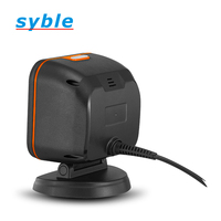 Lector de código QR para Escáner de código de barras de escritorio USB 2d Syble para supermercado, en línea