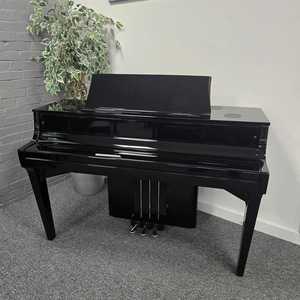 Buy Upright Piano 88 <b>Keys</b> Wood Solid Soundboard Built-In Speaker 3 Pedals Black Glossy Finish - Product Image 6