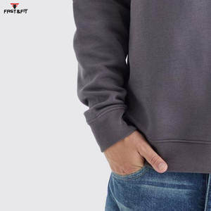 Nouveau design col rond sweats 100% coton vente chaude conception personnalisée sweats à capuche - Product Image 5