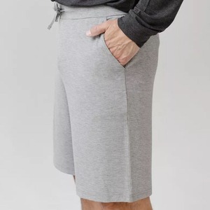 Men's Solid Casual Canvas Jogger <b>Shorts</b> OEM Custom Drawstring Polyester Cotton <b>Sweatpants</b> - Product Image 4