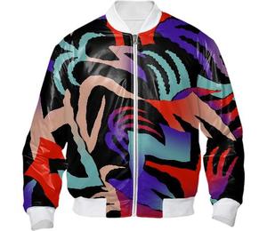 เสื้อแจ็คเก็ตบอมเบอร์ผ้าซาตินพิมพ์ลายแบบซับลิเมชั่นสั่งทำพิเศษ สไตล์ใหม่ ปี 2026 คุณภาพพรีเมียม ขายส่ง ระบายอากาศได้ดี เป็นมิตรกับสิ่งแวดล้อม สำหรับผู้ชาย ใส่ในฤดูหนาว - Product Image 5