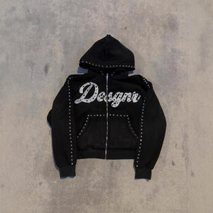 Ventes en gros de sweats à capuche pour hommes et femmes, toutes tailles, collection automne-hiver, style zippé intégral, impression personnalisée du logo, sweat à capuche - Product Image 1