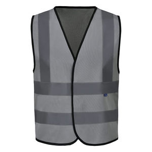 Customizable High Visibility Work <b>Running</b> Vest for Men Women Multi-Pockets Zipper Front Breathable ANSI/ISEA Standards Compliant - Product Image 5