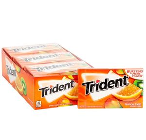 High Quality Tridentt Tropical Twist <b>Gum</b> Fruity Chewing <b>Gum</b> With Long Lasting Flavor Perfect For Retail And Wholesale - Product Image 5