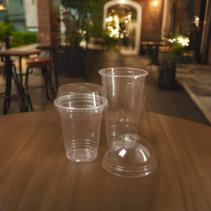 Quang Quan 12/16/20/24oz vasos desechables de PP vasos de plástico transparente 95mm PP vaso de plástico para bebidas calientes/frías - Product Image 4