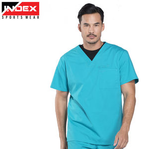 Cómodo uniforme de Hospital enfermera belleza salón Dental ropa de trabajo logotipo personalizado uniforme médico Scrubs Set para hombres mujeres - Product Image 3