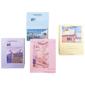 Sacs-cadeaux en papier imprimé paysage personnalisé écologique-Solution d'emballage recyclable, durable et élégante - Product Image 1