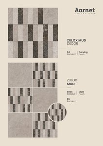 600X600Flower Rustic Matt Salle à manger carrelage mural en porcelaine - Product Image 4