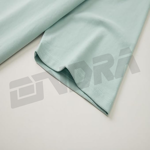 T-shirt décontracté en coton mélangé pour hommes avec col ras du cou tissu doux coupe décontractée vêtements quotidiens style de base premier choix tendance maintenant - Product Image 4