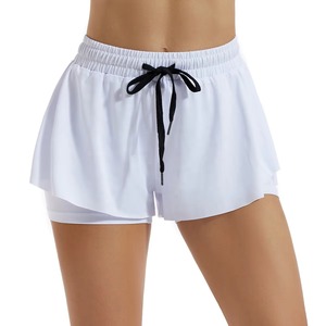 Shorts Deportivos de Gimnasio para Mujer al por Mayor, de Alta Calidad, Sólidos, a la Moda, para Fitness, Running, Yoga, de Secado Rápido y Absorción de Sudor - Product Image 1