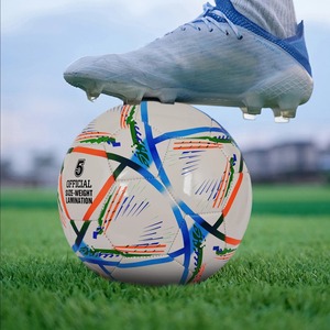 Balón de Fútbol de PU Blanco - Tamaño 5, Resistente para Niños, Adultos, Jóvenes y Hombres; Balón Oficial para Partidos, Entrenamientos, Juegos en Interiores y Exteriores, Equipo de Fútbol - Product Image 6