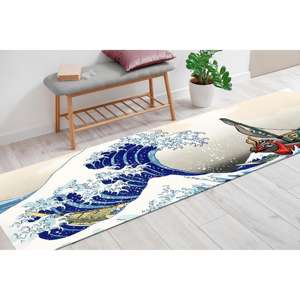 Tapis imprimé à motifs ondulés, Tapis The Legend of Zelda Windwaker, Petit tapis d'entrée, Tapis fin non tissé - Product Image 4