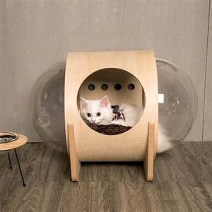 2025ใหม่บ้านสัตว์เลี้ยงทรงโดมดีไซน์ร่วมสมัย: ที่พักอาศัยในร่มที่ทันสมัยสำหรับแมวและสุนัขขนาดเล็ก - Product Image 3