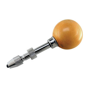 Tornillo de Banco Ajustable con Recubrimiento Negro y Mango de Madera para Reparación de Joyas y Relojes - Product Image 3