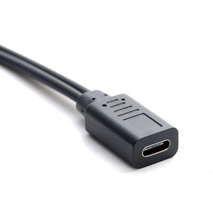 Type C USB Splitter Adapter, Type C USB Female to USBC Male + <strong>Micro</strong> USB Male Charge Cable Extension - Product Image 5