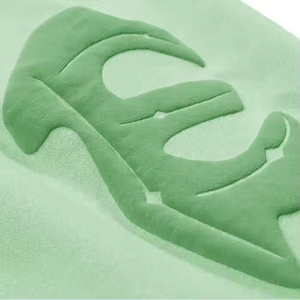 Pantalones cortos calientes con estampado de hojaldre 3D de lavado ácido para hombre de alta calidad 100% algodón tinte solar se desvanece con borde crudo cómodo y elegante - Product Image 2