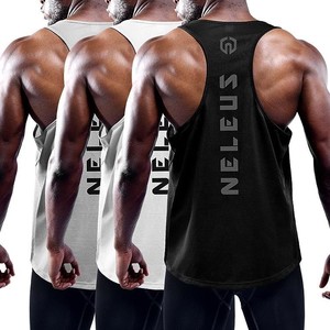 เสื้อกล้ามออกกำลังกายสำหรับผู้ชายเสื้อออกกำลังกายแห้งเร็ว - Product Image 1