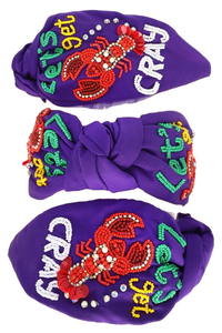 <b>Top</b> selling beaded Derby hairband with hand placed details | Customizable trendy Derby headband for race day fashion - Product Image 6