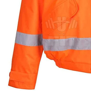 Chaqueta de seguridad de invierno para hombre más vendida logotipo personalizado poliéster reflectante alta visibilidad impermeable con precio razonable - Product Image 5