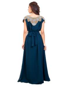 Moroccan Islamic <b>Kaftan</b> Beach Fancy Modern Floor Length Long Sleeve <b>For</b> <b>Women</b> Dress - Product Image 3