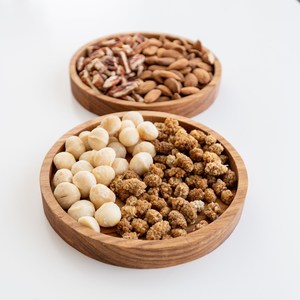 New wooden round serving tray fruits <b>snack</b> board for food serving breakfast food <b>bar</b> home kitchen decor wedding gifts restaurant - Product Image 1