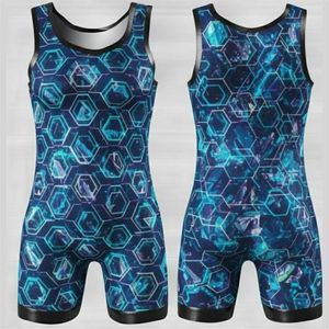 Combinaisons de lutte pour hommes de haute qualité, fabrication sur mesure, vente en gros, polyester + élasthanne, respirantes - Product Image 1