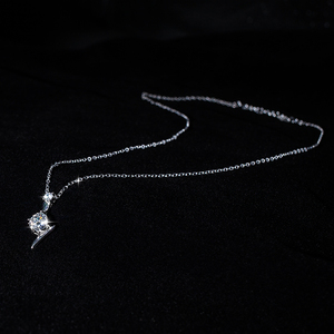 Sét Sao 1 Carat D Colour Moissanite Mặt Dây Chuyền S925 Sterling Bạc Vòng Cổ Cho Phụ Nữ - Product Image 2